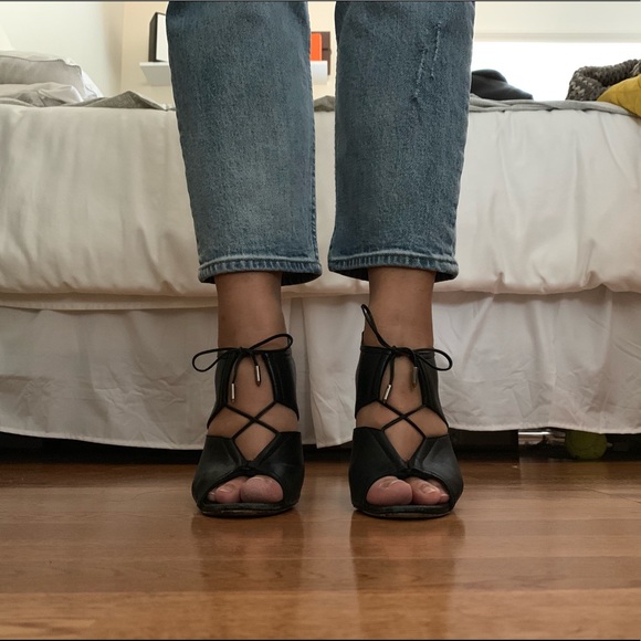 Aquazzura Peep Toe Heels - Picture 4 of 8